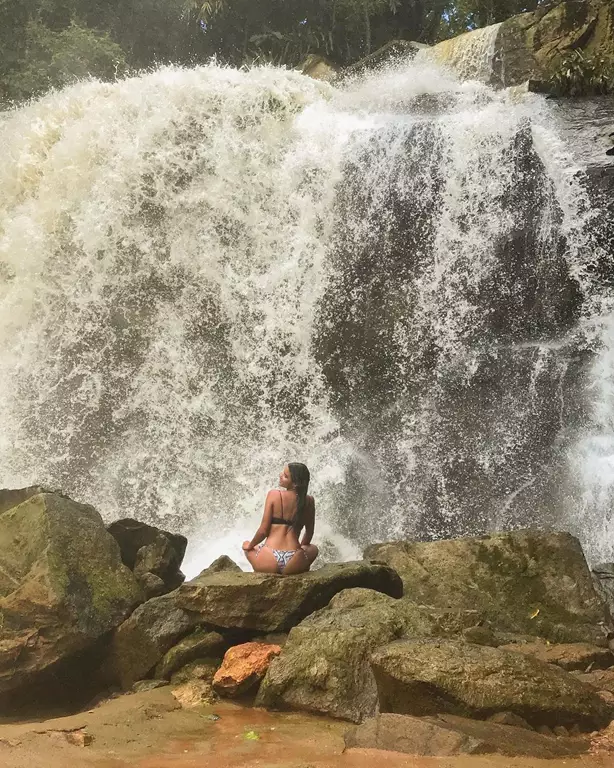 Cachoeira da Vovó Lúcia, em Ibitiruí Alfredo Chaves.
