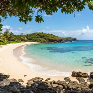 Praia do Sancho, em Fernando de Noronha
