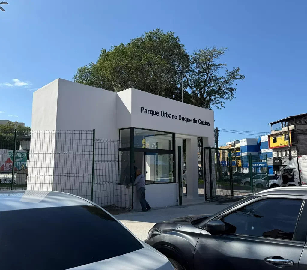 Praça Duque de Caxias, no Centro da cidade -Pracinha de Vila Velha