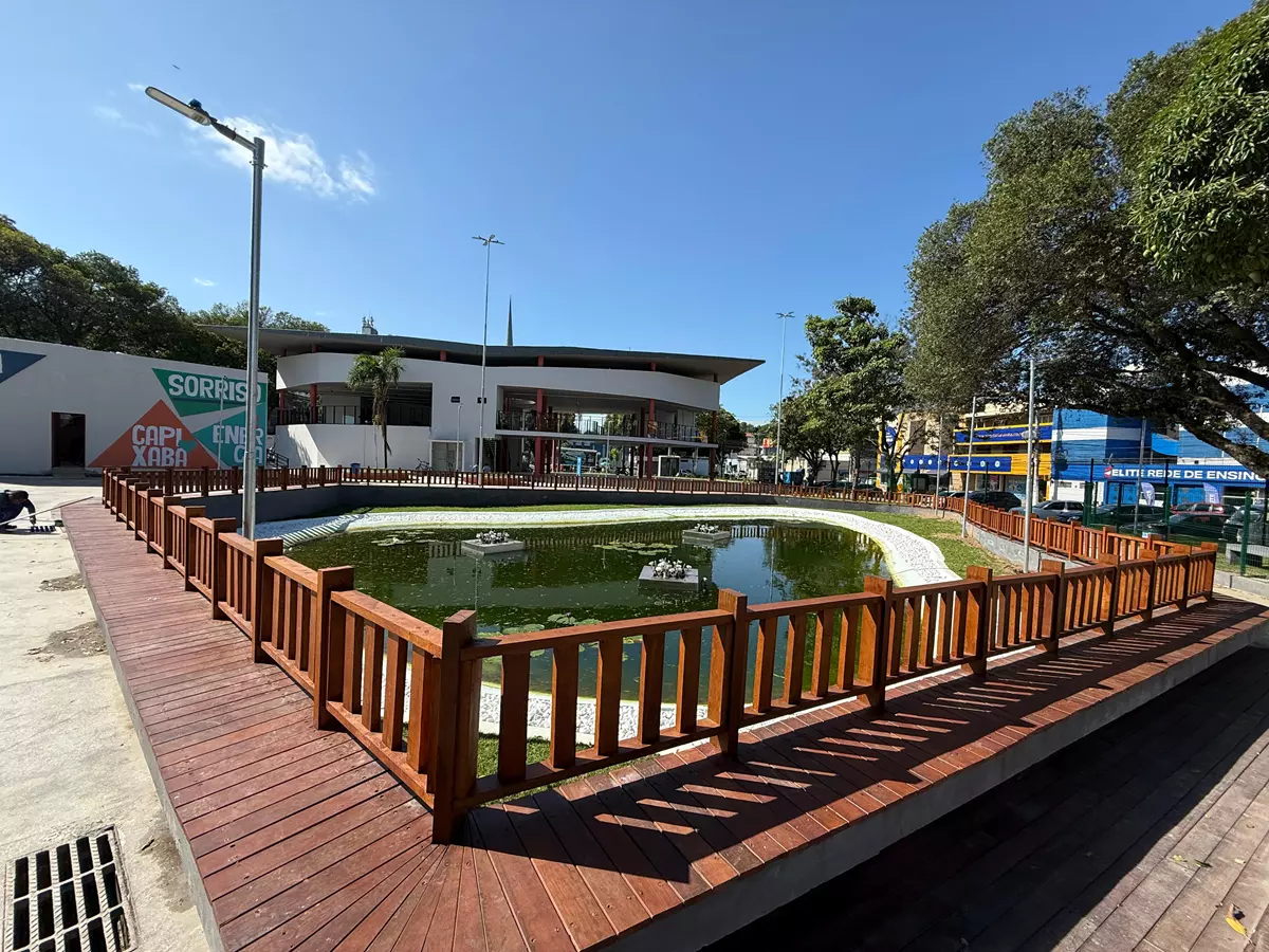 Praça Duque de Caxias, no Centro da cidade -Pracinha de Vila Velha