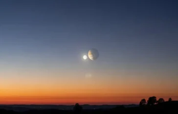 Acontecendo agora Vênus e Júpiter se encontram