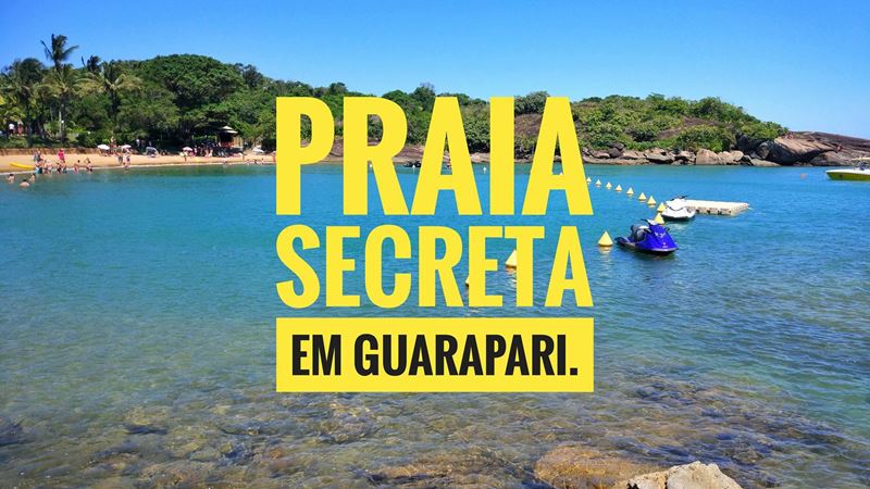 Praia das Conchas Praia Secreta em Guarapari como chegar