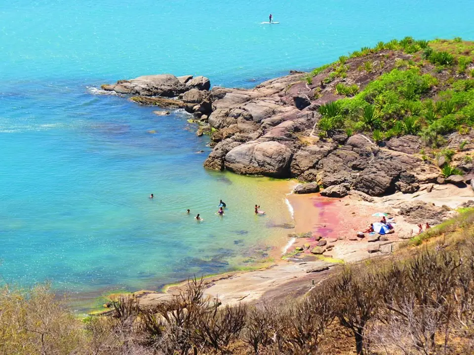 Praia de Areia Vermelha em Guarapari