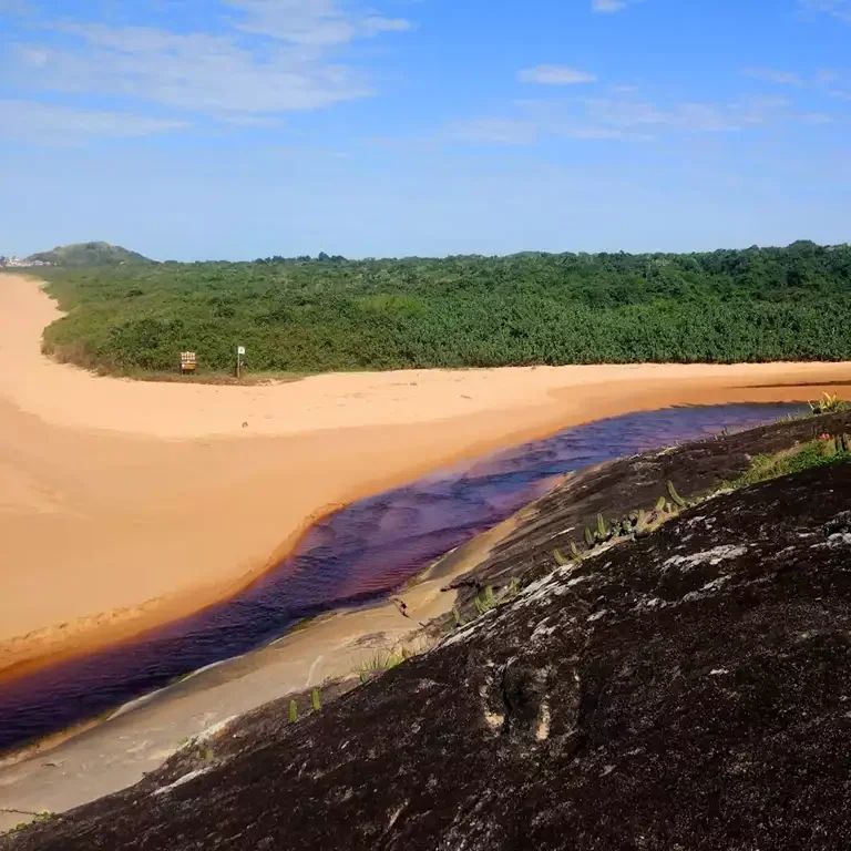 Guarapari: Rompeu!!! Lagoa da Coca Cola.