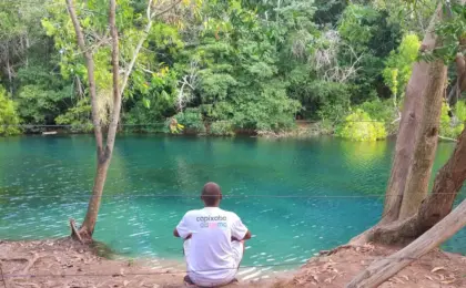 Piscinas naturais na Praia de Gramuté, a alternativa segura e turística em Aracruz.