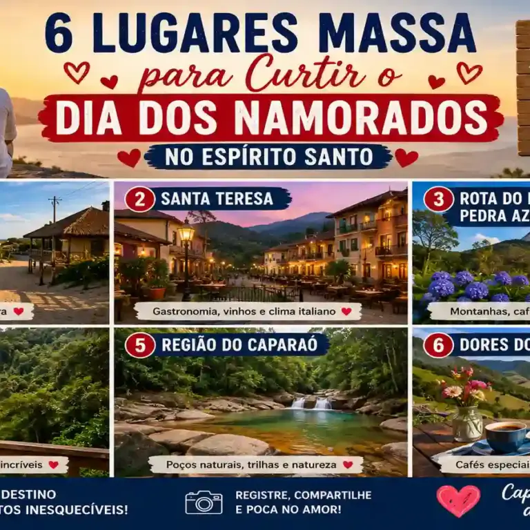 6 Lugares para Dia dos Namorados no ES: 6 Destinos Românticos 1 lugares para Dia dos Namorados no ES