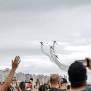 Esquadrilha da Fumaça em Vila Velha