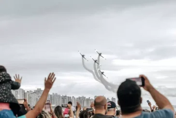 Esquadrilha da Fumaça em Vila Velha