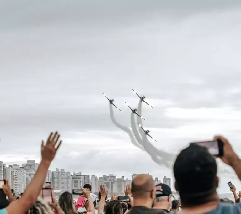 Esquadrilha da Fumaça em Vila Velha