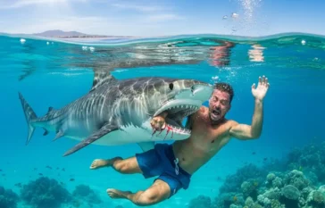 Ataque Fatal de Tubarão-Tigre Russo Vladimir Popov Morre no Mar Vermelho