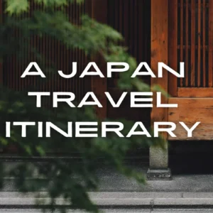 A Japan Travel