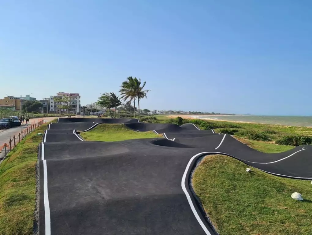 Pista de Pump Track em Ponta da Fruta, Vila Velha