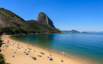 Praia Vermelha no Rio de Janeiro