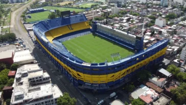 Caminito e o Estádio La Bombonera em Buenos Aires