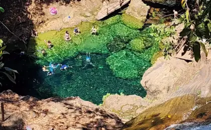 Poço Azul na Chapada das Mesas