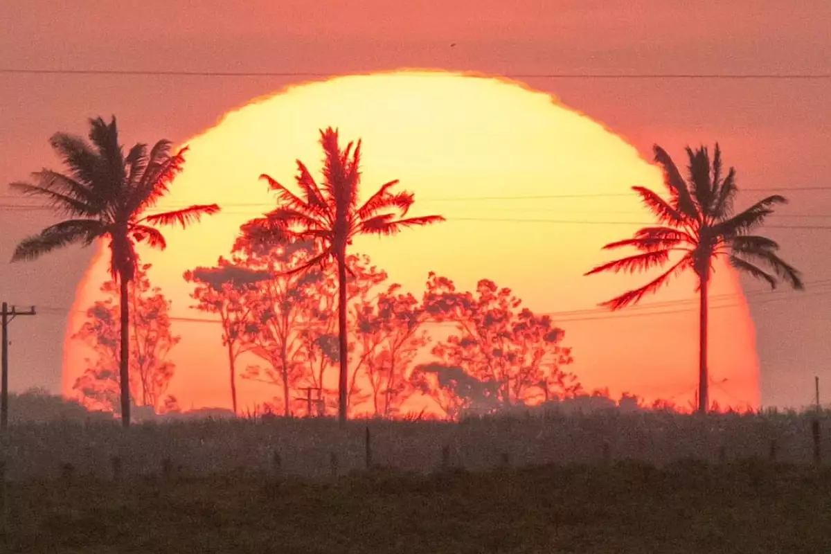 Um por do sol inesquecivel em Marataizes