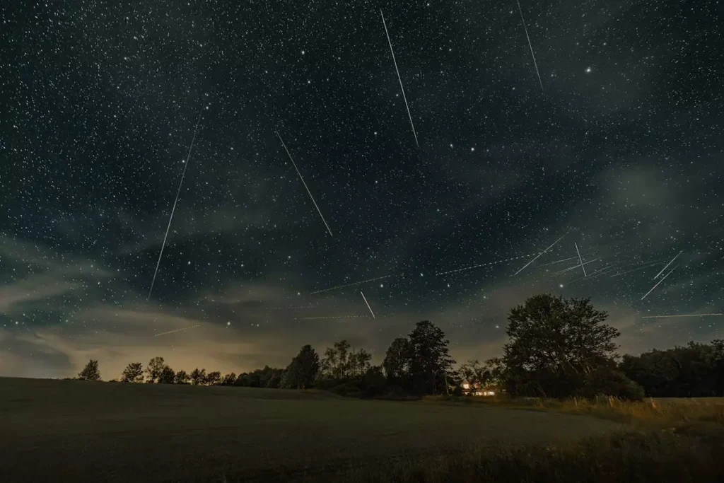chuva de meteoros já prevista é vista nos céus do nordeste