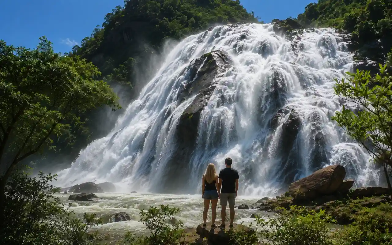 Cachoeira da Fumaça em Alegre no sul do Espírito Santo