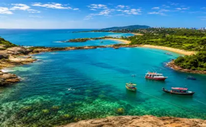 Três Praias ou Três Ilhas em Guarapari
