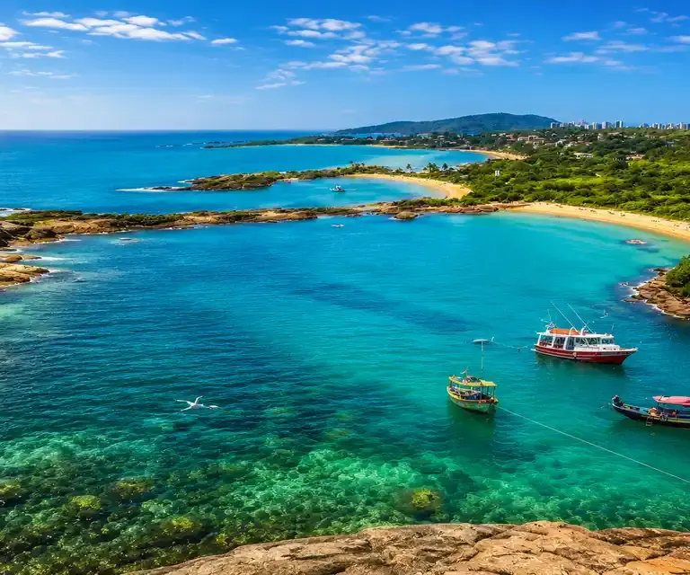 Três Praias ou Três Ilhas em Guarapari