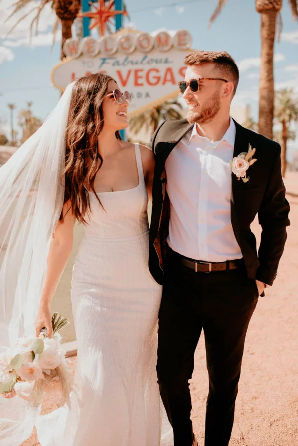 Muitos casamentos em Las Vegas são realizados / Foto: Brittany Lo Photo