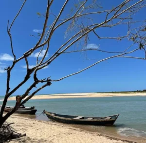 Praia da Barra em Caraíva