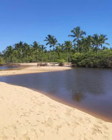 Praia do Rio da Barra em Trancoso