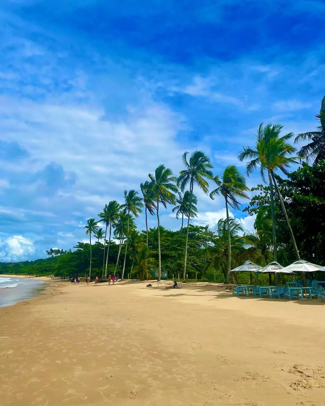 Praia dos Coqueiros em Trancoso, na Bahia