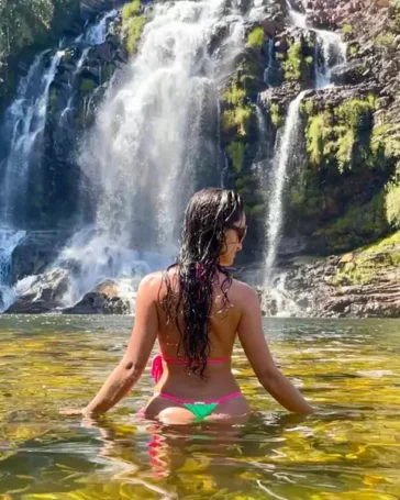 Cachoeira Serra Morena na Serra do Cipó em Minas Gerais