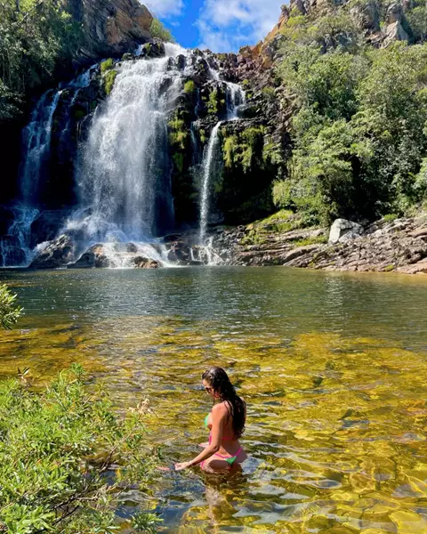 Cachoeira Serra Morena na Serra do Cipó em Minas Gerais