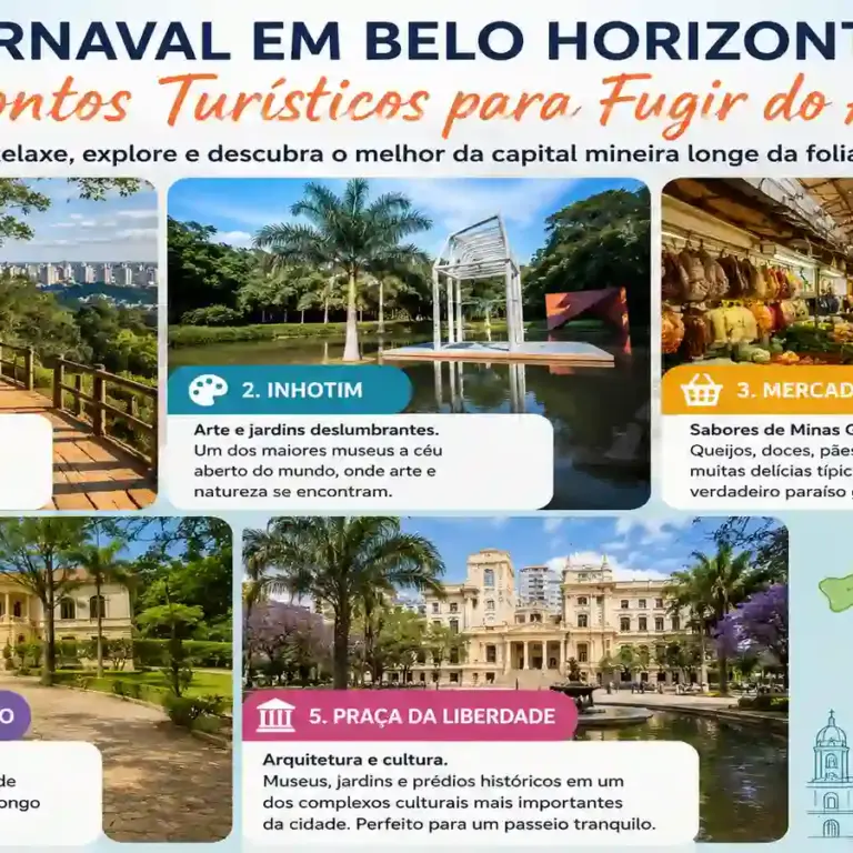 Carnaval em Belo Horizonte: 10 Refúgios Fora da Folia 1 Carnaval em Belo Horizonte