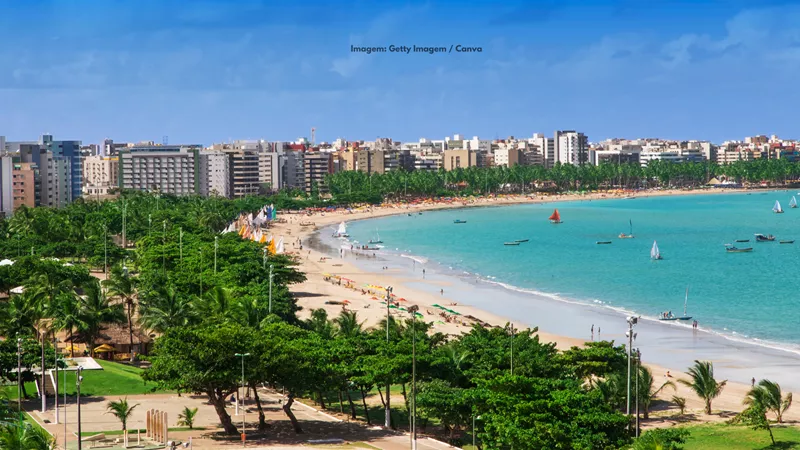 Nordeste Brasileiro Praia maceio - Imagem Getty Imagem Canva