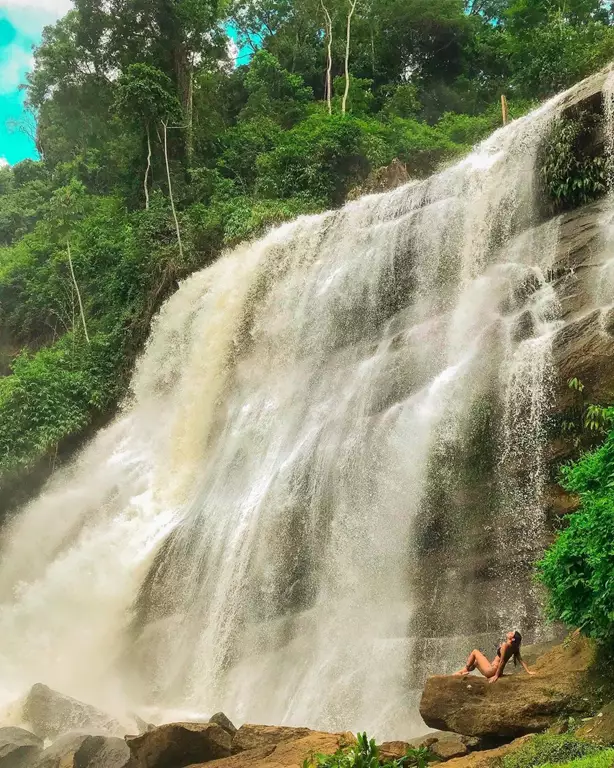 Cachoeira Vovó Lúcia, em Ibitiruí Alfredo Chaves.