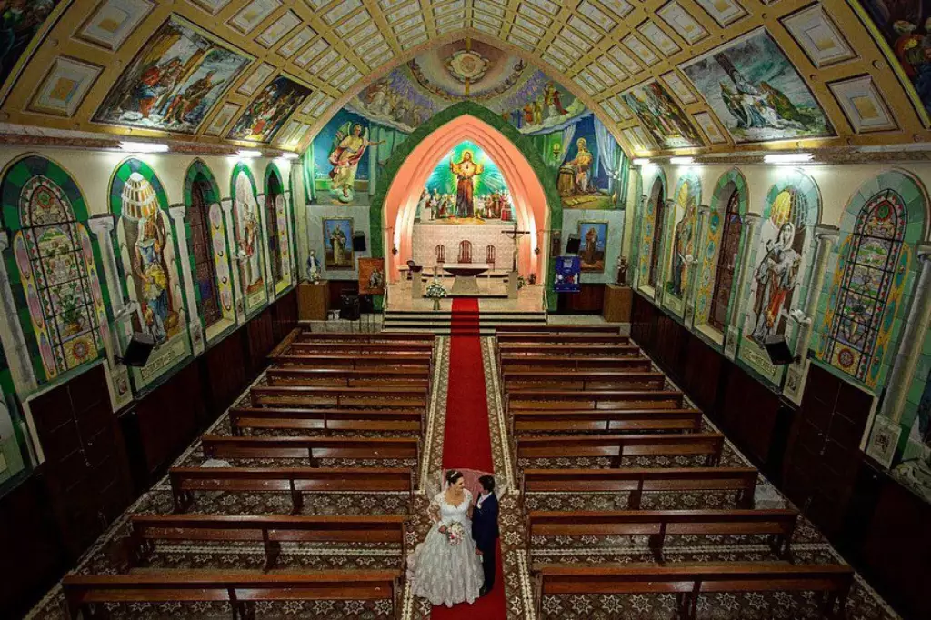 Afrescos de Alberto Bogani - Igreja de Santo Antônio em Rio Bananal