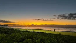 Praia de Itaparica, localizada em Vila Velha