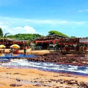 Praia de Riacho Doce em Conceição da Barra