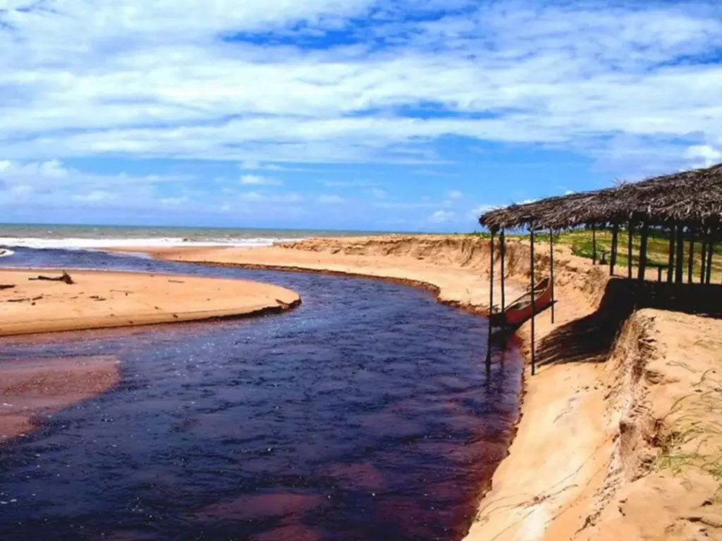 Praia de Riacho Doce em Conceição da Barra