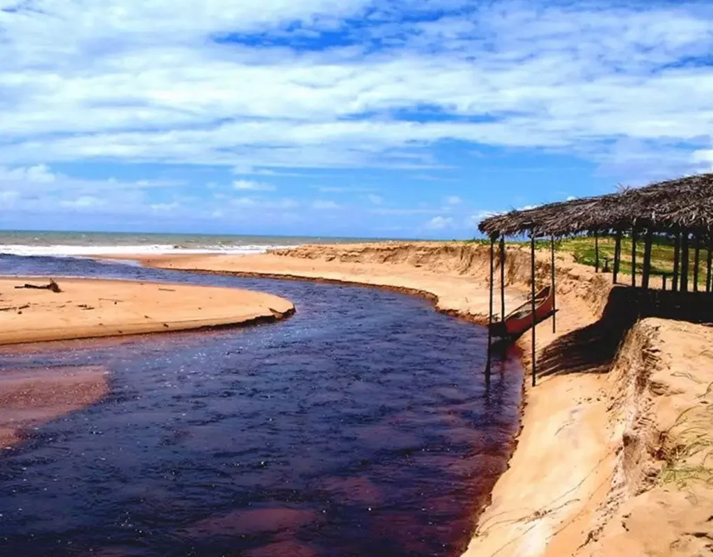 Praia de Riacho Doce em Conceição da Barra
