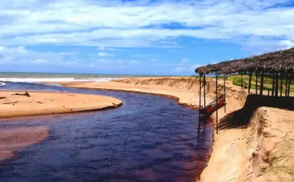 Praia de Riacho Doce em Conceição da Barra