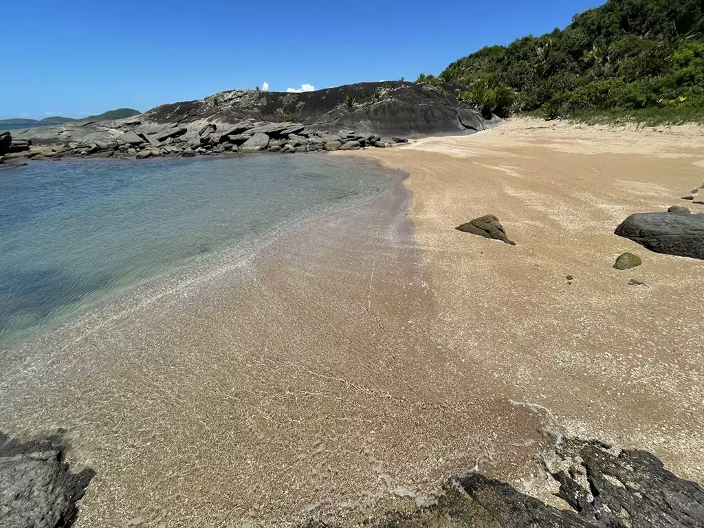 Praia dos Bremen em Guarapari