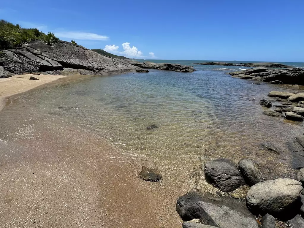 Praia dos Bremen em Guarapari