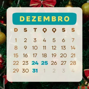 Calendário de Dezembro de 2024