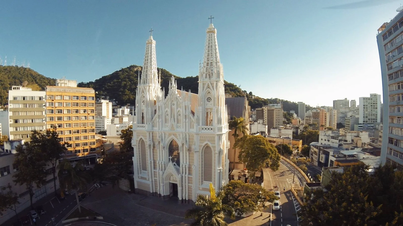 Centro Histórico de Vitória com Palácio Anchieta e Catedral Metropolitana