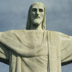 Interior do Cristo Redentor no Rio de Janeiro