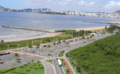 Ponto Turístico mais visitado em Vitória 9 Orla de Camburi