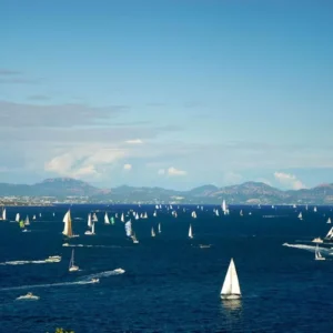 Praia de Pampelonne em Saint-Tropez