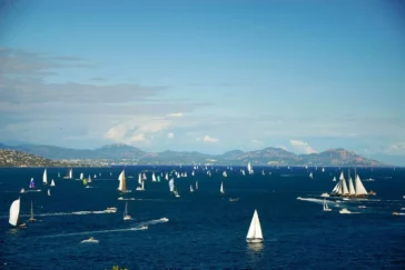 Praia de Pampelonne em Saint-Tropez