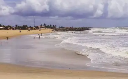 Praia da Barra em Conceição da Barra