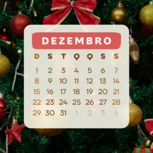 Calendário Dezembro 2024​