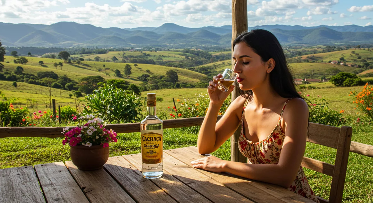 Produção artesanal de cachaça, atividade tradicional em São Roque do Canaã
